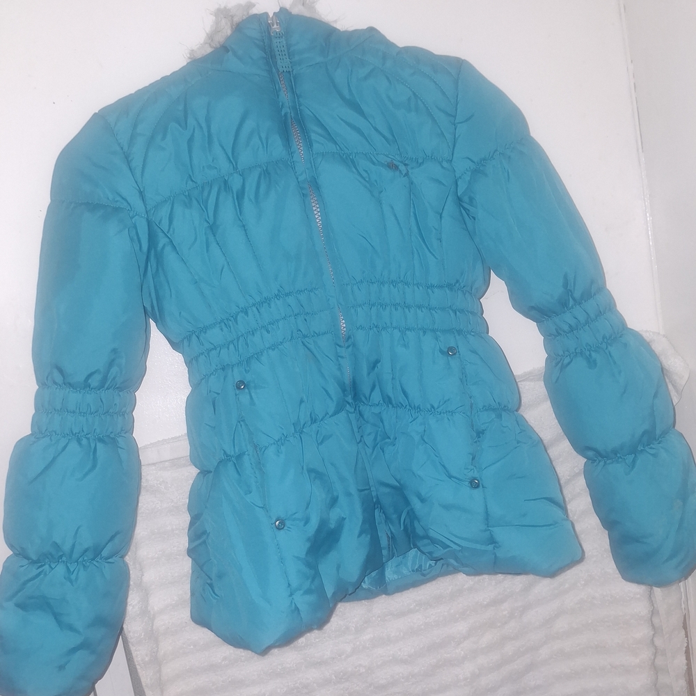 London Fog Vibrant Blue Kids Puffer Jacket
